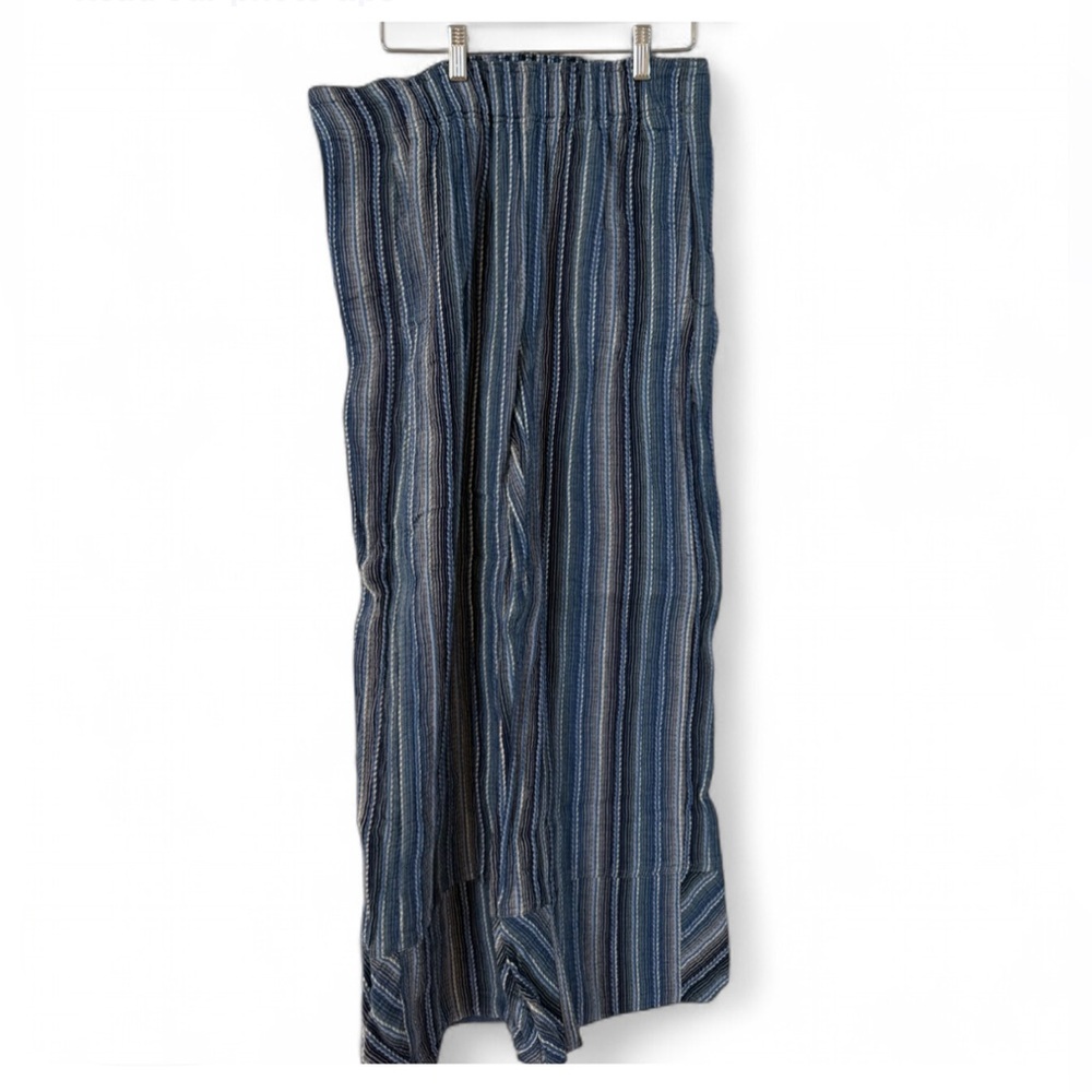 Free People Days End Stripe Cotton Drawstring Pants